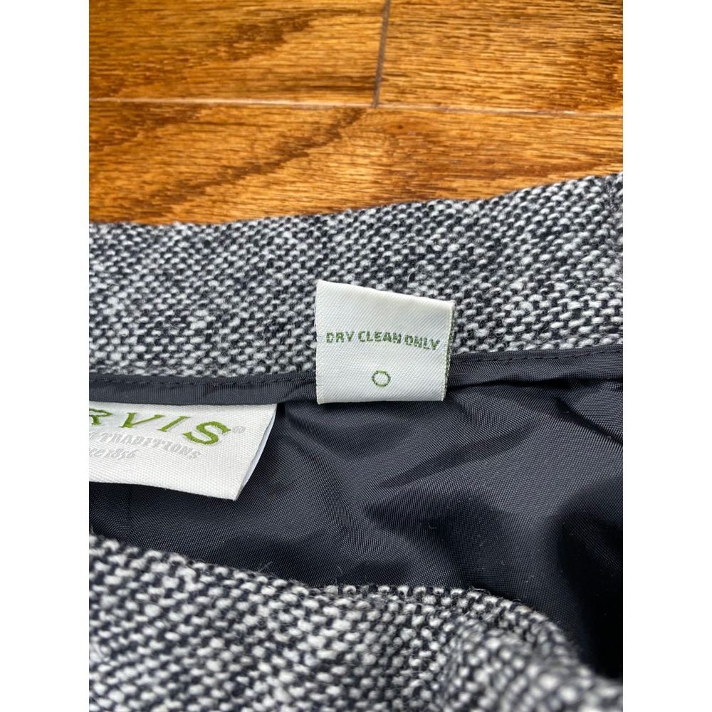 Orvis Women's 100% Wool Lining Black and White Pants Size 10P - Picture 7 of 10